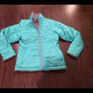 North Face reversible fleece jacket M 10-12